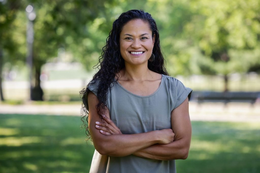 Kapi`olani Laronal lets her background inform her life coaching approach. (Credit: Indigenous Life Coach)