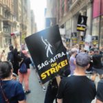 SAG WGA UNION STRIKE WORKERS RIGHTS