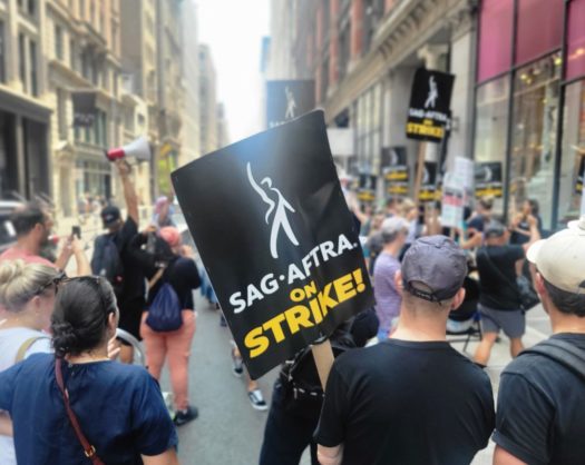 SAG WGA UNION STRIKE WORKERS RIGHTS